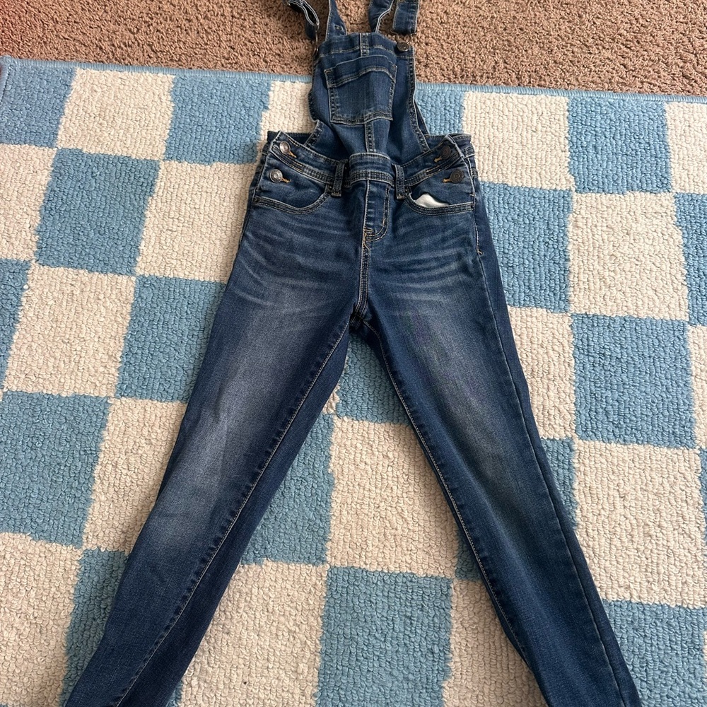 Cat & Jack Dark Blue Denim girls Jeans Overalls